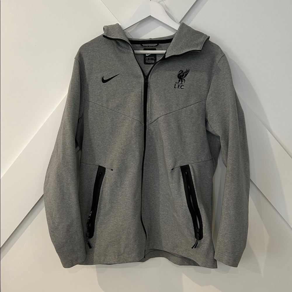 Nike Gray Jacket with Black Accents